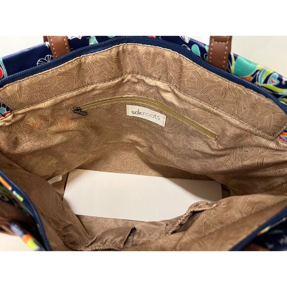 Sakroots Denim Songbird Metro Tote bag - Picture 5 of 10